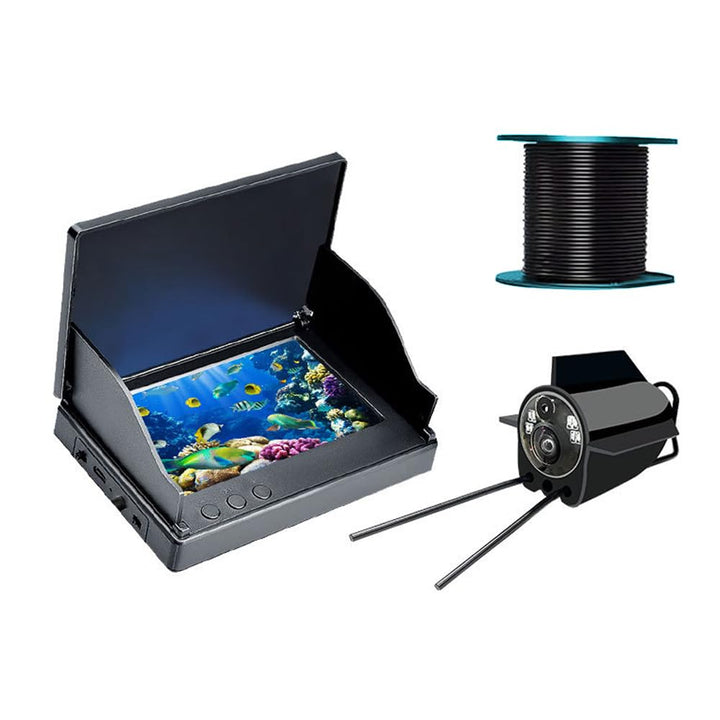 Sarini Fishfinder Unterwasserkamera Weitwinkel Infrarot Nachtsicht Host Wasserdichtes 5 Zoll IPS Dis