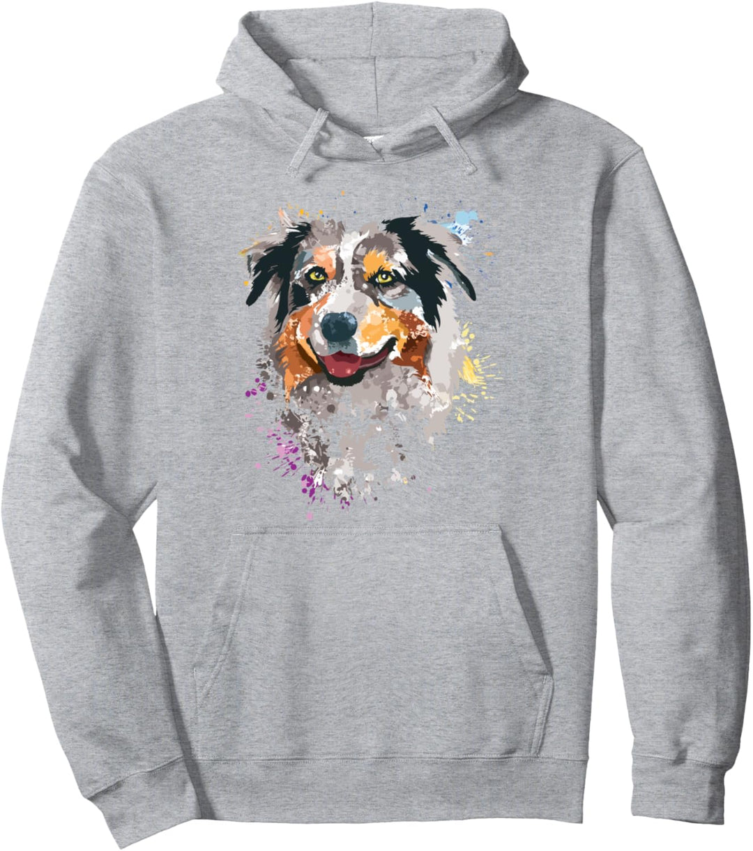 Aussie Shirt Damen Australian Shepherd Geschenk Aussie Mama Pullover Hoodie