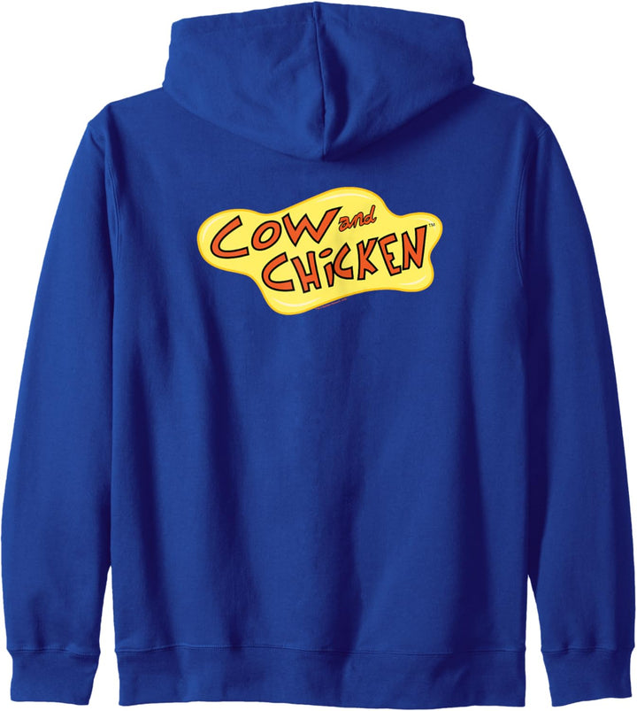 Cow and Chicken Cow Chicken Logo Kapuzenjacke