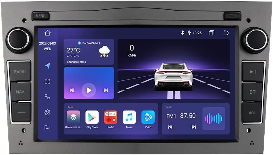HIZPO 7 Zoll Auto Audio Stereo Doppel Din In Dash für Opel Vauxhall Corsa Vectra Astra Unterstützung