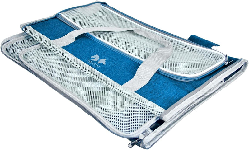 EQUICANI Travel1- Hundereisetasche (blau)/ Pet Carrier