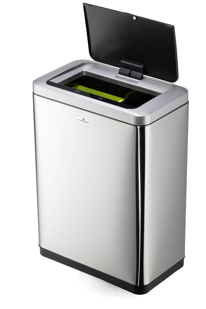 Durable Sensor Mülleimer NO TOUCH DUO 2x20L, Mülltrennsystem mit zwei herausnehmbaren Inneneimern, s