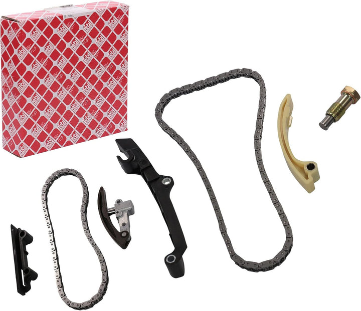 febi bilstein 45792 Steuerkettensatz für Nockenwelle, mit Gleitschienen und Kettenspanner , 1 Stück