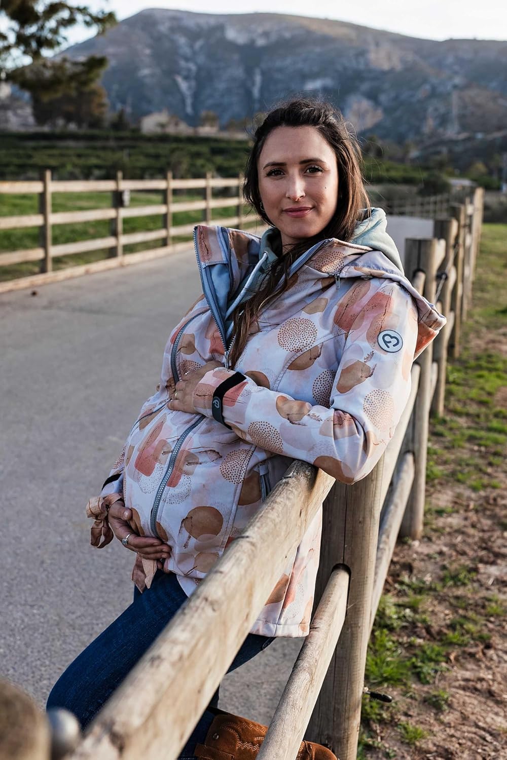 fun2bemum Enigma 5in1 BACK/FRONT Softshell Jacke,Tragejacke, Babytragejacke,Schwangerschaftsjacke S
