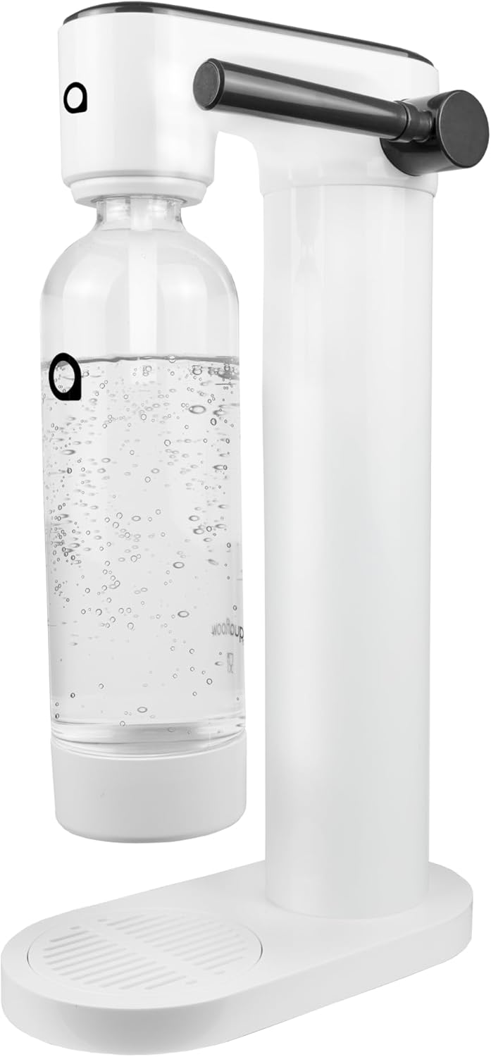 Aquafloow Wassersprudler, Sprudelwasser Maschine, 800ml Wasser Sprudel PET- Flaschen BPA-Frei | Spru