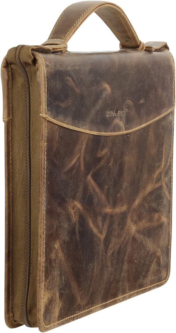 Green Burry Vintage Collegemappe 1746, Braun, 35x28x4cm, Braun