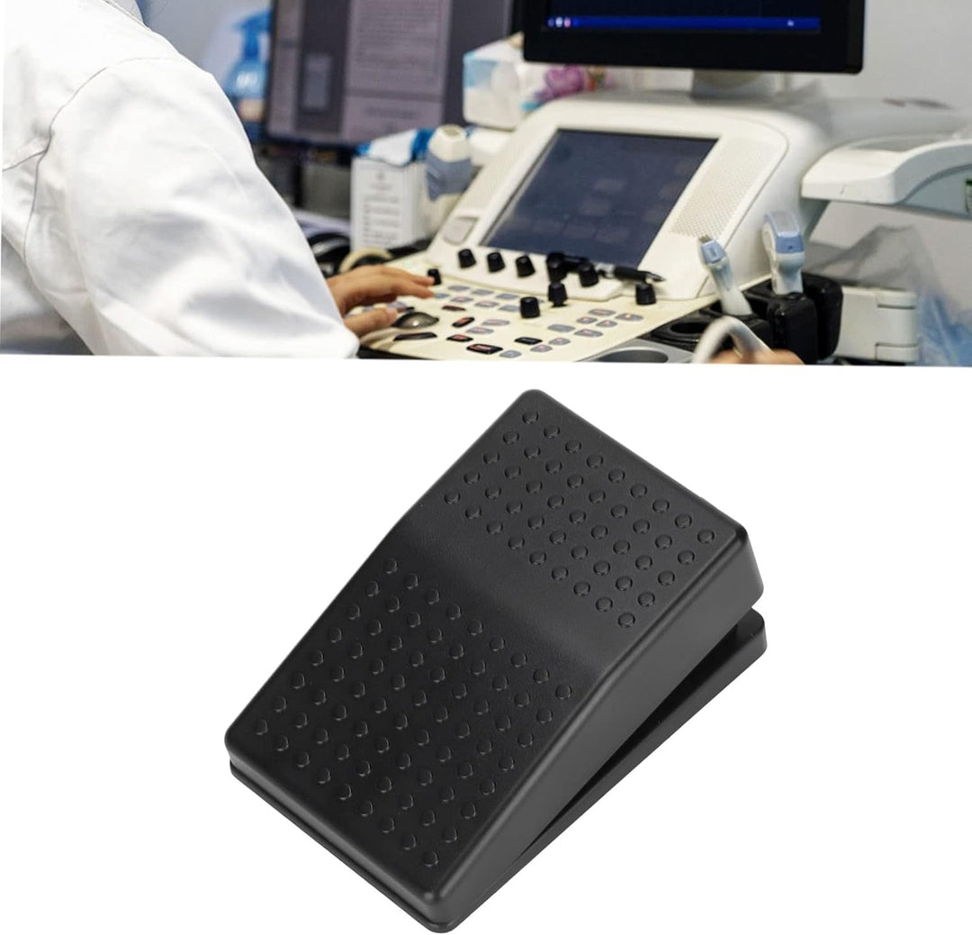 Annadue USB Einzel Fussschalter Aktion Schalter Tastaturpedal, Mechanischer USB Einzelpedalschalter,