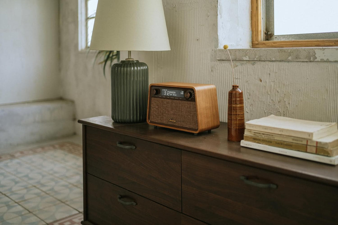 Sangean WR-201D Dab+(10), FM RDS (10) Radio mit Bluetooth, mit LCM-Display für einfaches Ablesen und