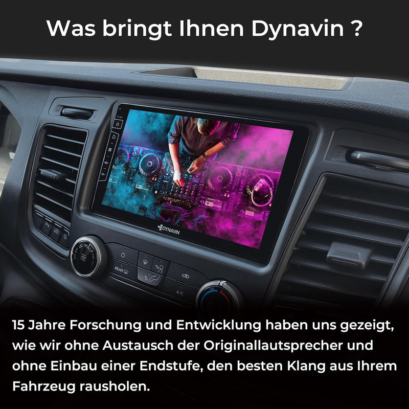 DYNAVIN Android Autoradio Navi für Ford Transit ab 2019: 9 Zoll OEM Radio mit DAB+, Kompatibel mit W