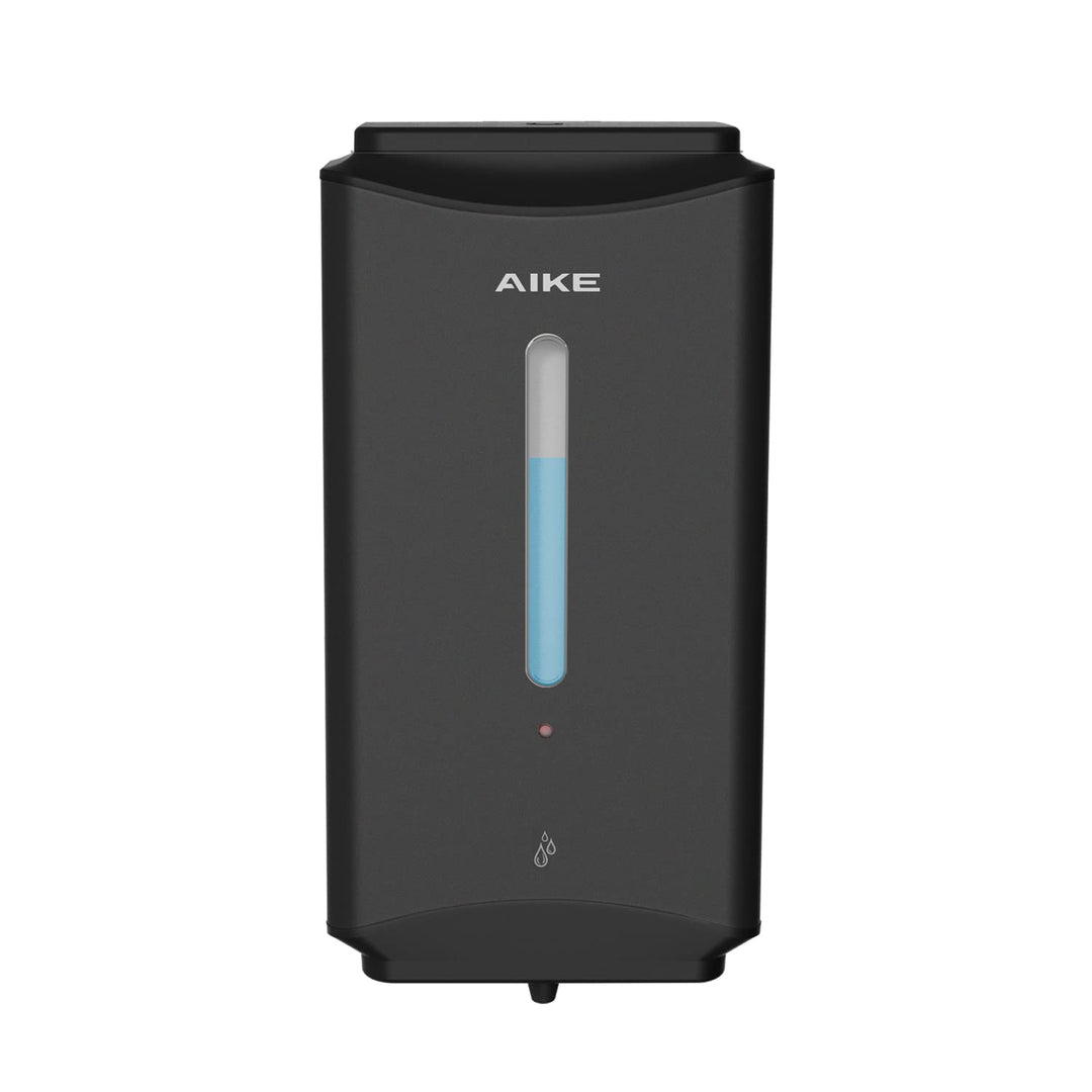 AIKE Kommerzielle Wandhalterung Automatischer Flüssigseifenspender Edelstahl-Finish 1100ml Grosses F