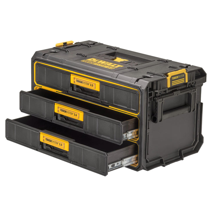 Dewalt ToughSystem 2.0 DWST08330-1 (Modul mit 3 flachen Schubfächern aus schlagfestem Kunststoff, ku