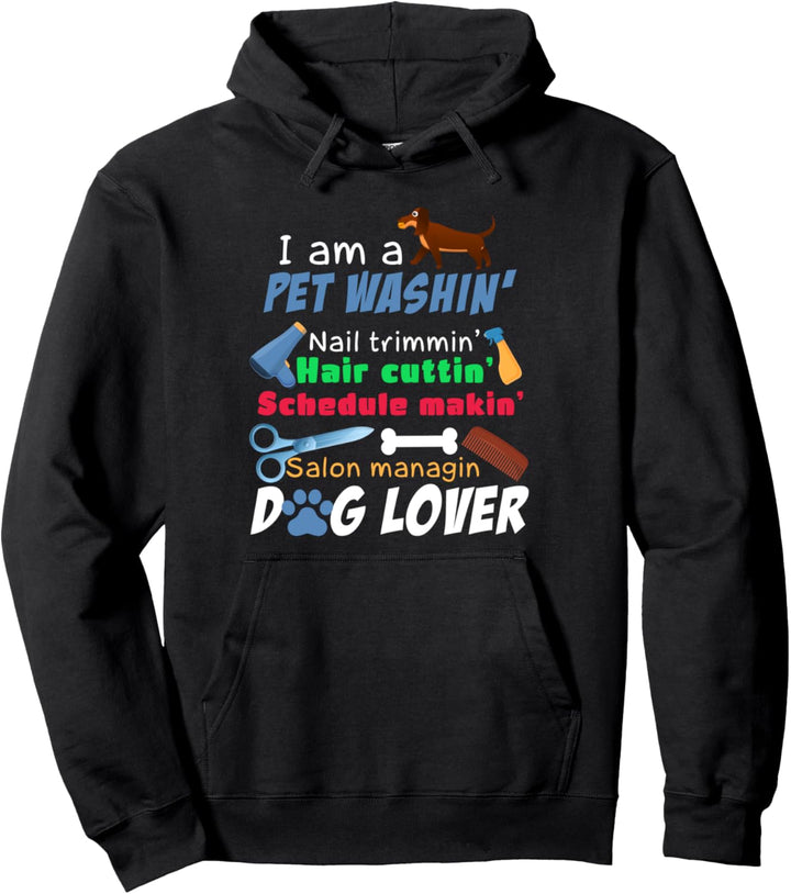 Dog Groomer Geschenk Shirt Pet Grooming Lustiger Pullover Hoodie