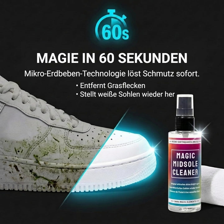 Bama Schuhputzset, Sneaker Reinigungsset, 1x Magic Midsole Cleaner 100ml + 1x Magic Upper Cleaner 15