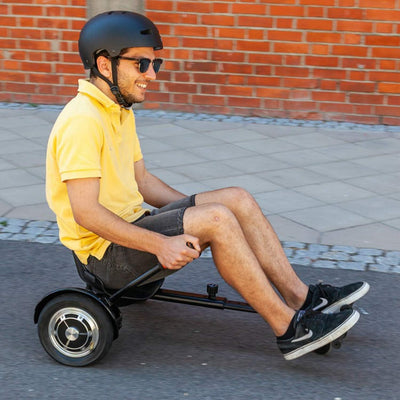 EINFEBEN Hoverboard Sitz,Kart Erweiterung für 6.5-10 Zoll Hoverboards, Sitzscooter für 2 Wheel Balan