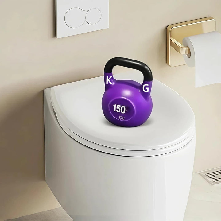 Toilettendeckel WC Sitz mit Absenkautomatik, Quick-Release Funktion für Einfache Reinigung, O Form W