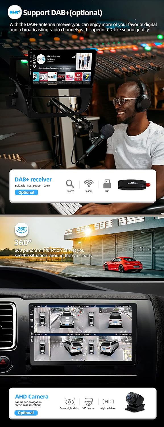 Android 15 Autoradio Passt für Mitsubishi Outlander (2012-2018) - 4G+64G - Eingebaut DSP/Carplay/And