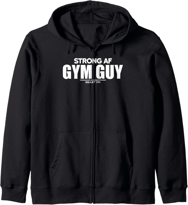 Strong AF Gym Guy Bodybuilding Workout Fitness Gym Sprüche Kapuzenjacke