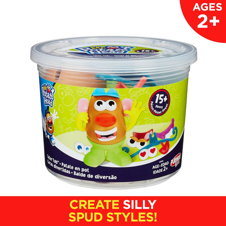 Mr. Potato Head A2443 Playskool Mr. Kartoffelkopf Mr.Potato Head Tater Tub Set, Badespielzeug, Orang