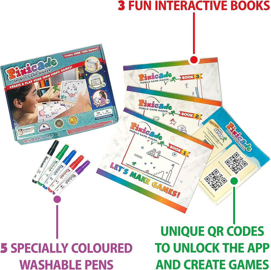 Abacus Brands Pixicade – erstelle und Spiele Deine eigenen Videospiele