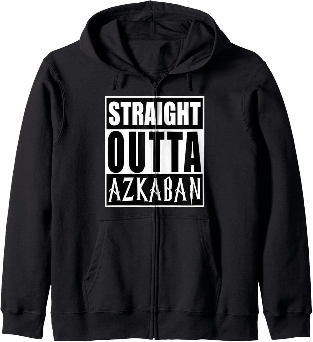 Straight Outta Azkaban Lustige Grafik Kapuzenjacke