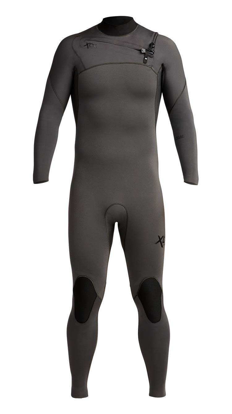 XCEL Comp 4/3 Fullsuit FrontZip Herren Neoprenanzug Schwarz 48 S, Schwarz 48 S