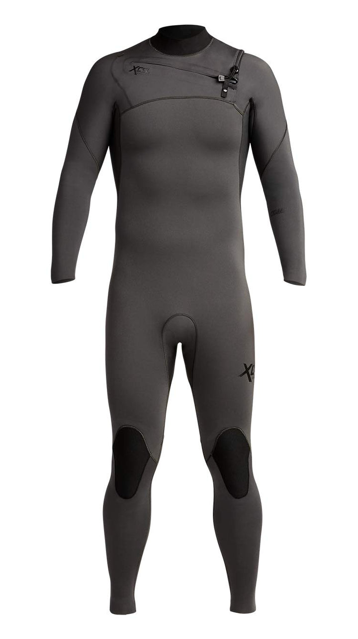 XCEL Comp 4/3 Fullsuit FrontZip Herren Neoprenanzug Schwarz 48 S, Schwarz 48 S