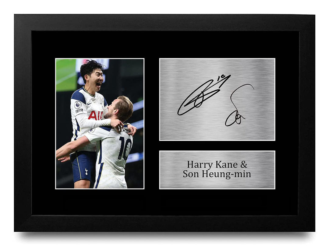 HWC Trading FR A4 Harry Kane & Son Heung-min Tottenham Hotspurs Spurs Geschenke gedrucktes signierte