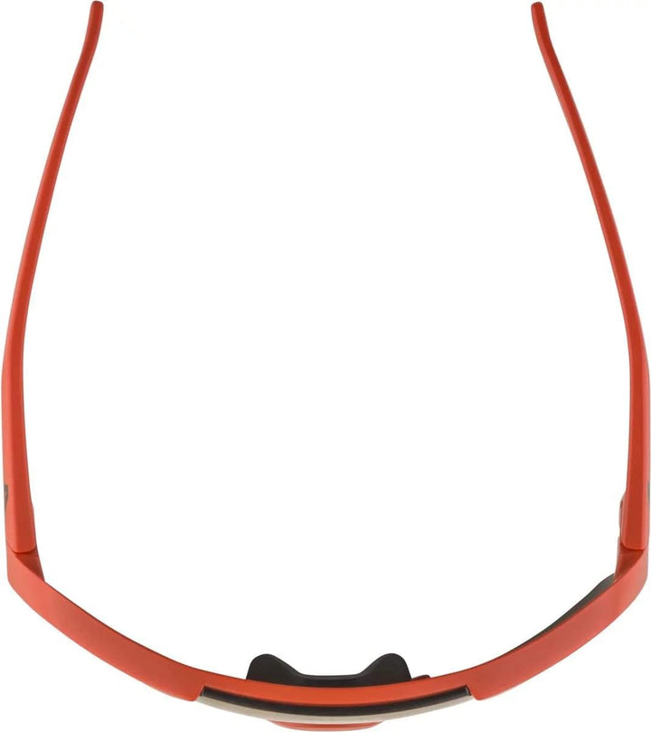 Alpina Unisex - Kinder, ROCKET YOUTH Q-LITE Sportbrille, pumpkin-orange matt/red, One Size