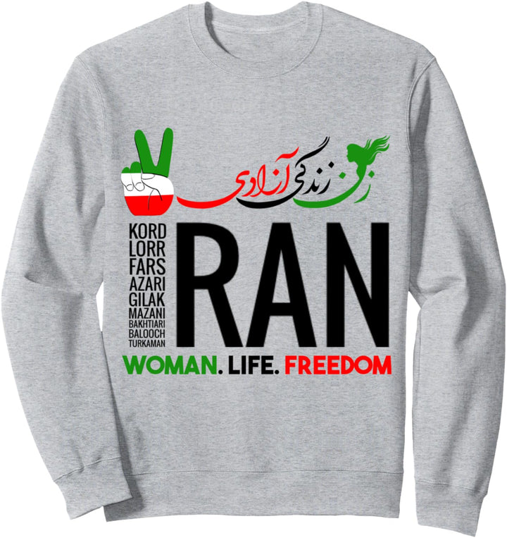 Frau Leben Freiheit Iran Zan Zendegi Azadi Iran Sweatshirt