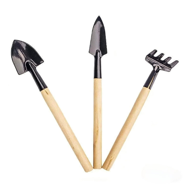 3 Stücke Mini Gartengeräte Set, Gartenschaufel Gartenwerkzeug Spaten Und Schaufel, Sukkulenten-Werkz