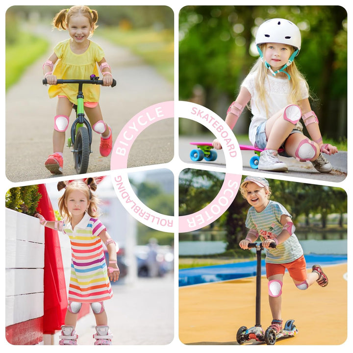 Knieschoner Kinder, Schoner Inliner Kinder, Schützer inliner Kinder [6er Set] , Geeignet für Rollsch