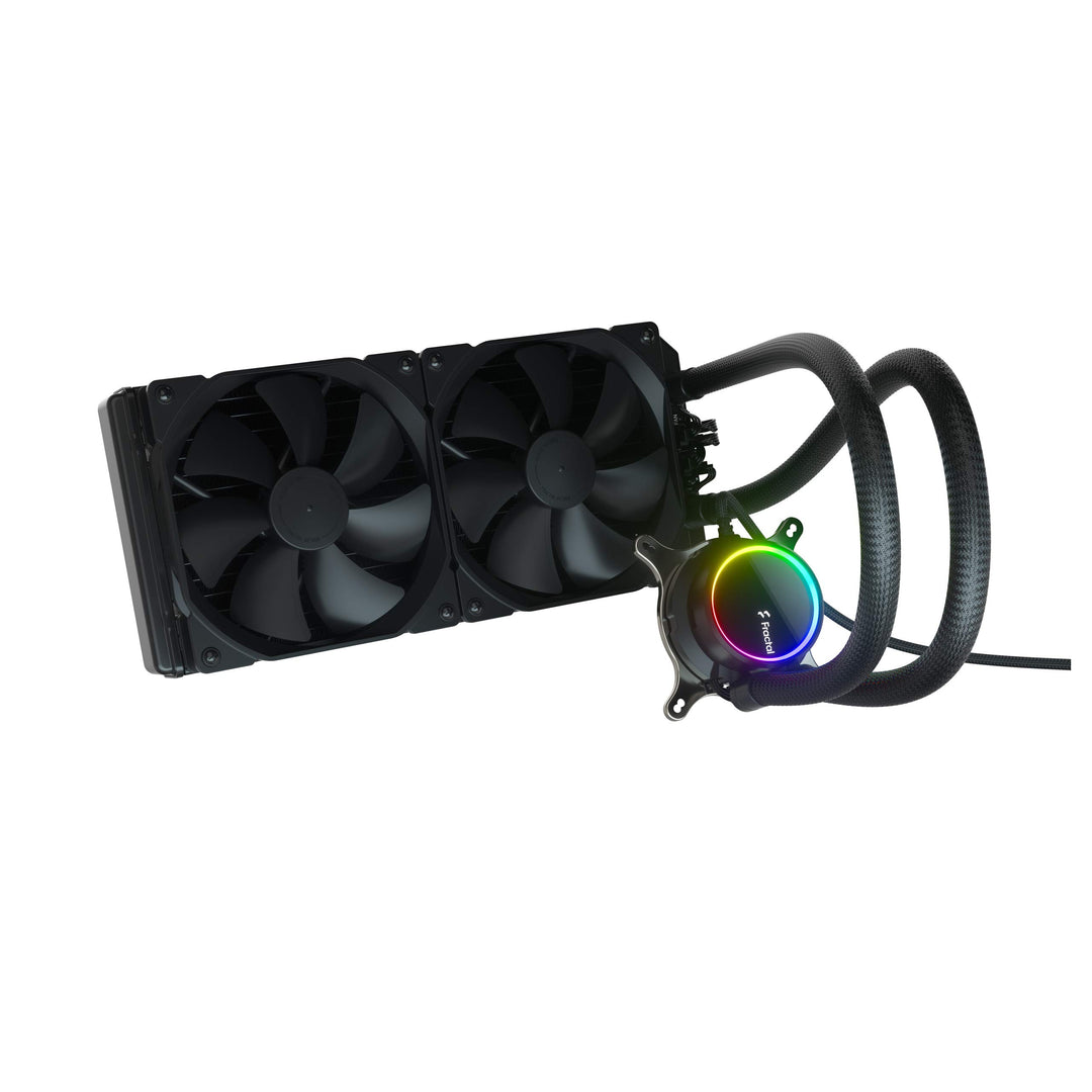 Fractal Design Celsius+ S28 Dynamic X2 PWM Black 280mm ARGB Pumpe, Silent Performance Slim Radiator