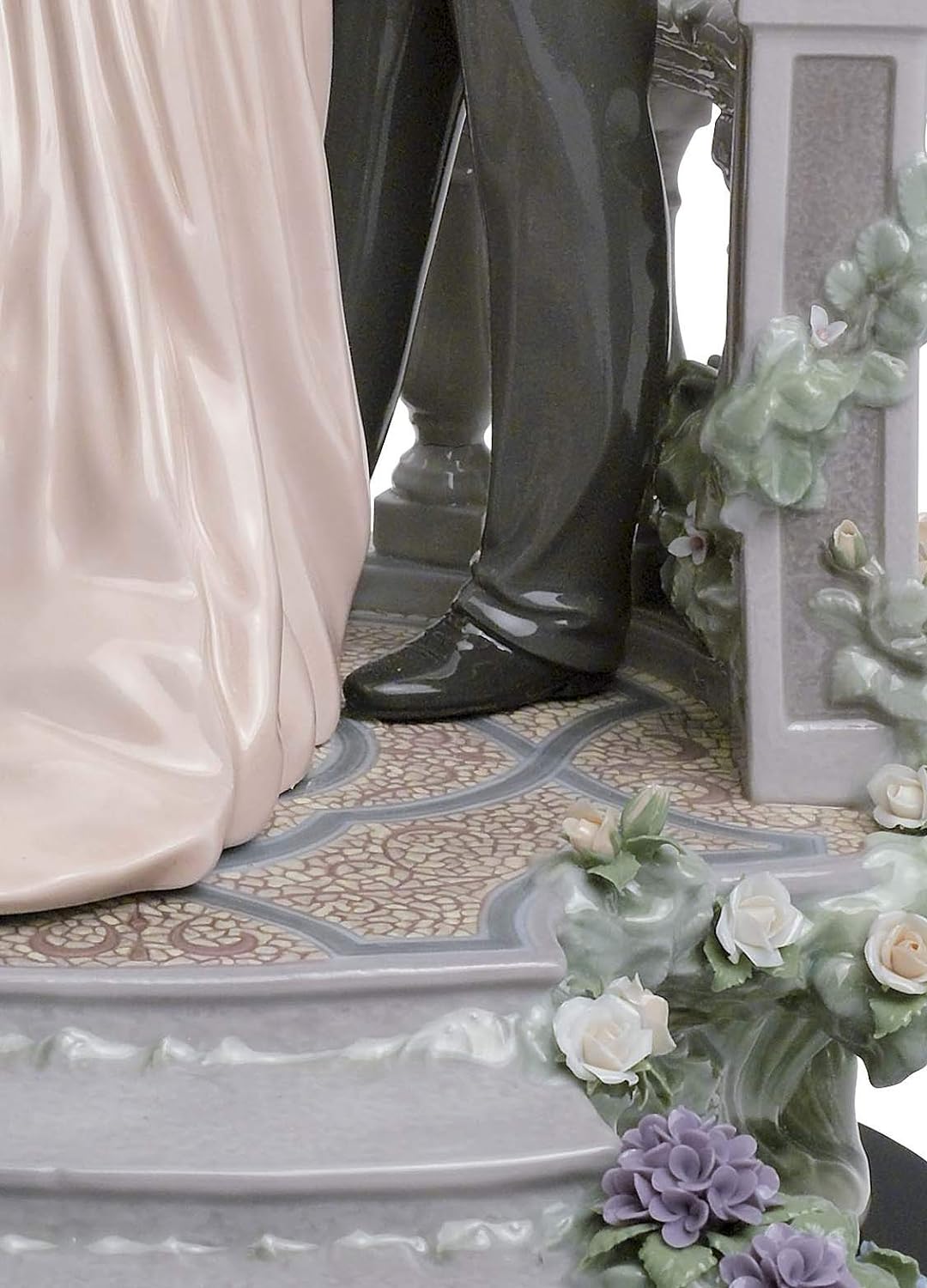 LLADRÓ Pärchen-Figur Liebe Im Mondschein. Limitierte Auflage. Paar. Porzellan.