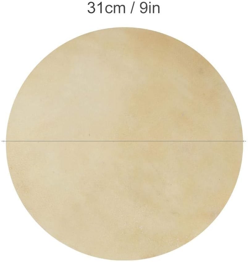 8,5/9 Zoll Buffalo Leather Drum Head 2 Stück, lang anhaltender und gleichmässiger Klang für afrikani