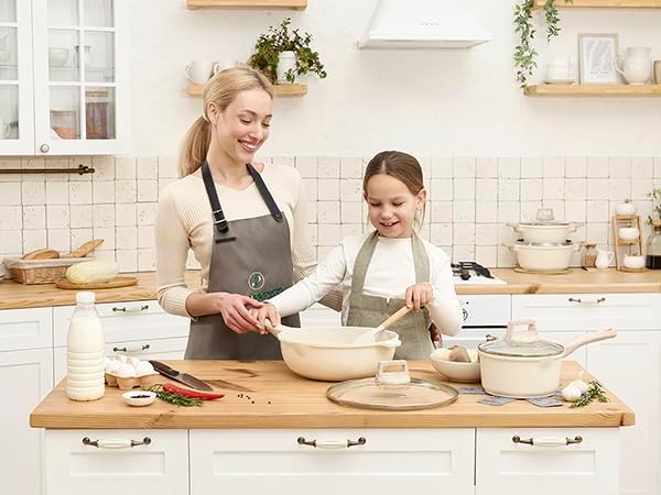 JUST PERFECTO Topfset Induktion - Pfannenset mit deckel - Pfanne 24cm, Bratpfanne 28 cm - kochtopf s