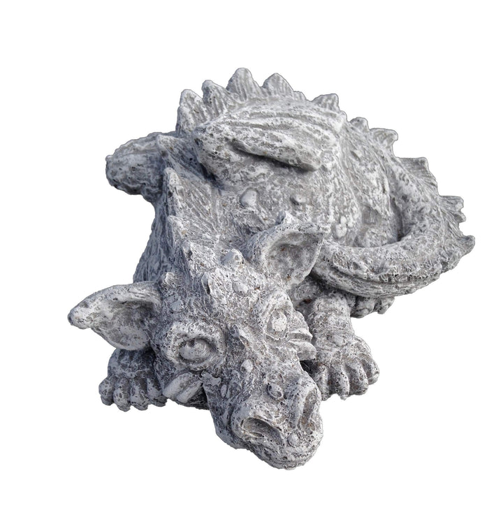 Steinfigur Drache Sweety, Frostfest bis -30°C, massiver Steinguss