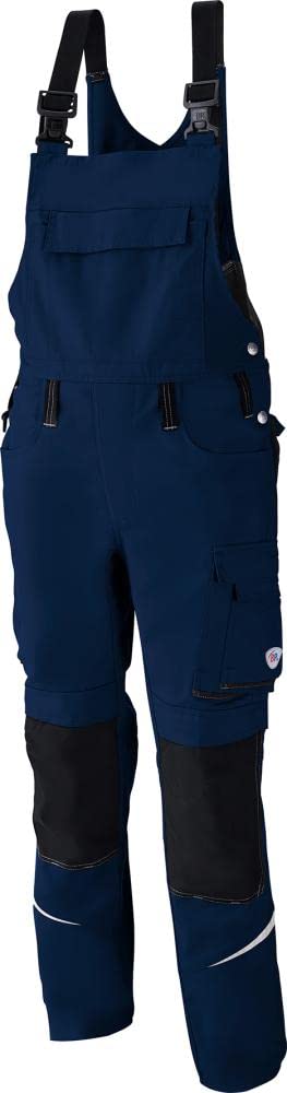 BP 1804-720-110-54n Latzhose, Stretch-Hosenträger mit Clipbefestigungen, 305,00 g/m² Verstärkte Baum