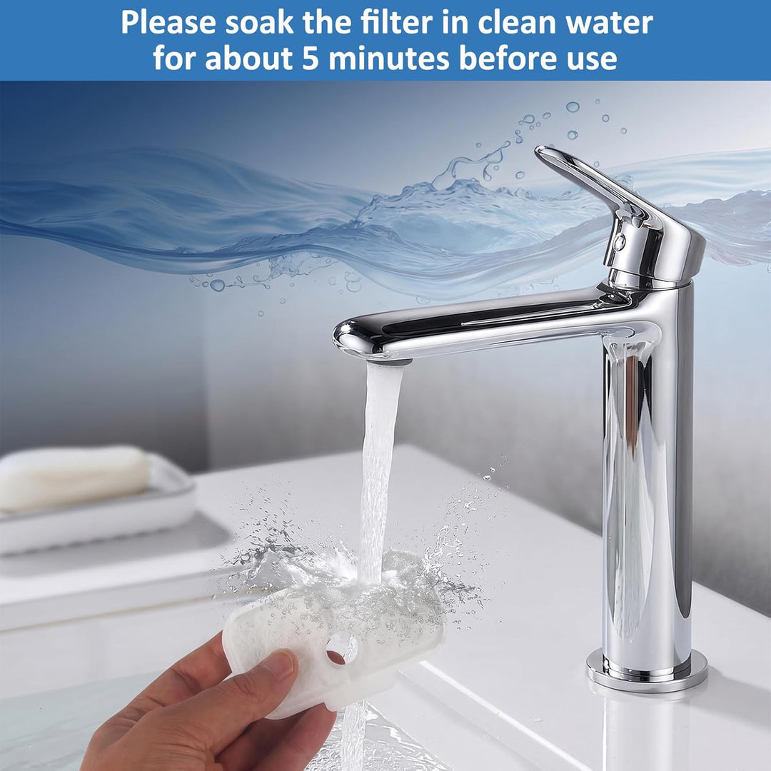 52 Stück Katzenbrunnen Filter für Petlibro Dockstream Trinkbrunnen PLWF005 / PLWF105 / PLWF115, 26 F