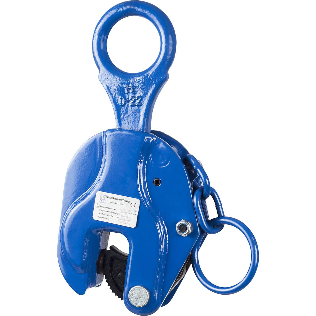 Planeta F00001 Hebeklemme VLC-1 | 1000 kg Tragfähigkeit | 0-22 mm Greifbereich | 3,5 kg Gewicht 1000
