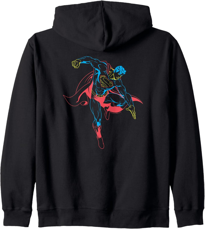 Superman Neon Superman Kapuzenjacke