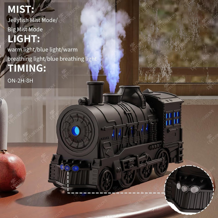Diffuserlove Luftbefeuchter Zug Diffusor 300ML Kaltnebel Luftbefeuchter Aroma öl Diffuser Humidifier
