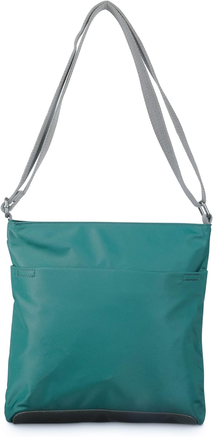 Roka London Kennington Sustainable Crossbody M Blaugrün, M Blaugrün