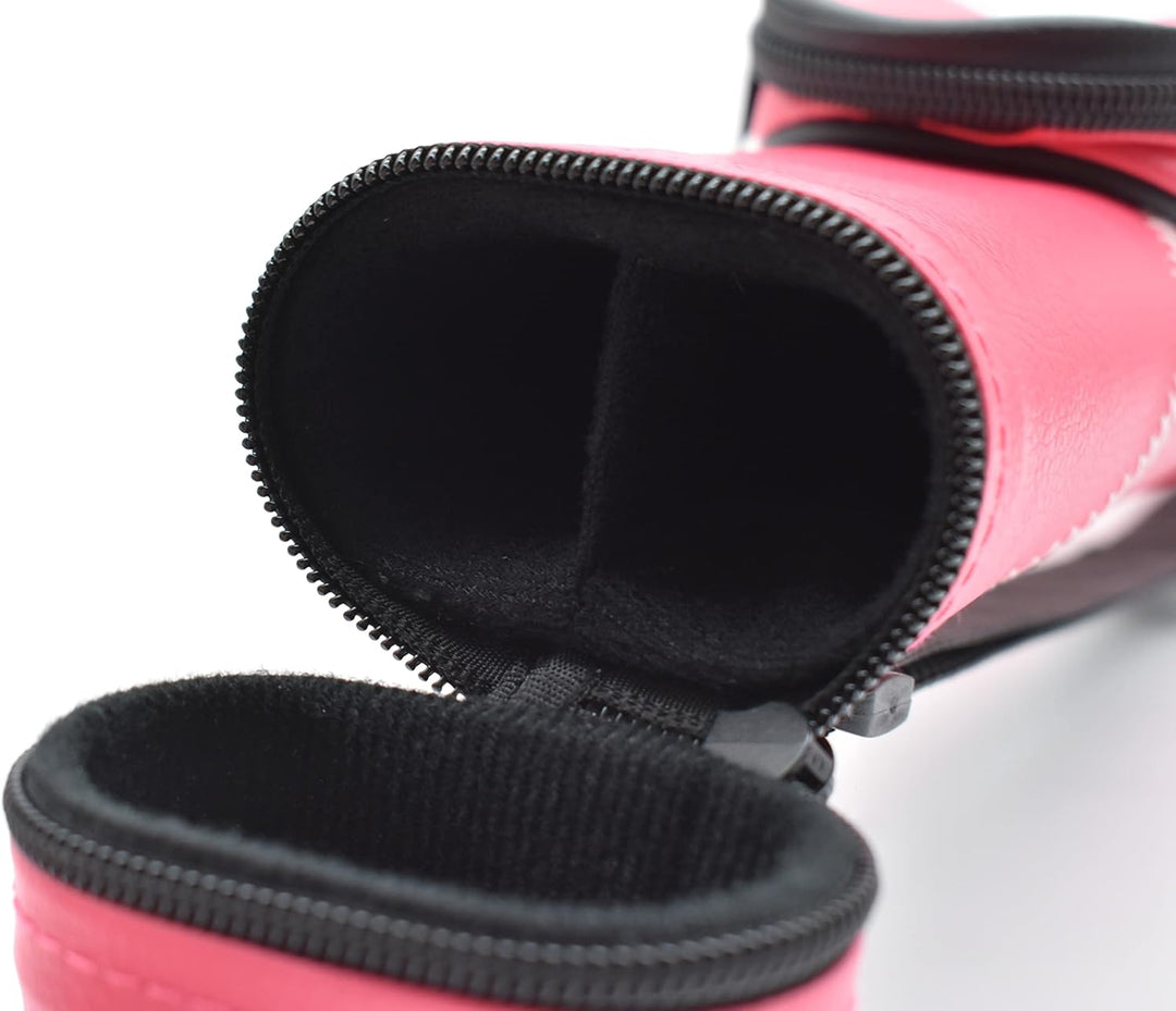 Billard Queue Set Komplettset Pink, 148cm Queue mit Köcher, Handschuh und Kreide