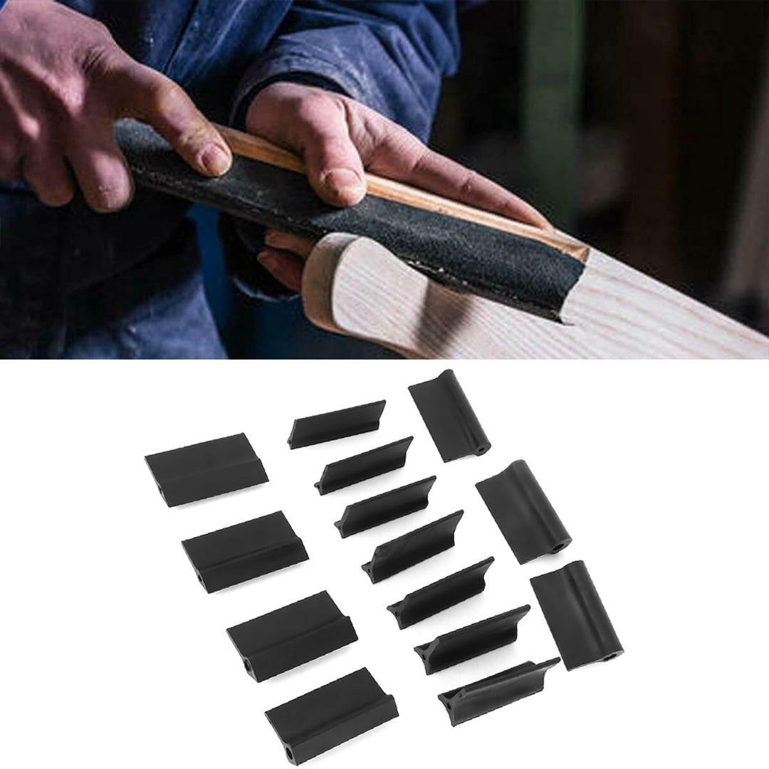 14Pcs Schleifblock Double Ended Contour Schleifgriff Set Flexibles Konturpolierpad Holzbearbeitungsw