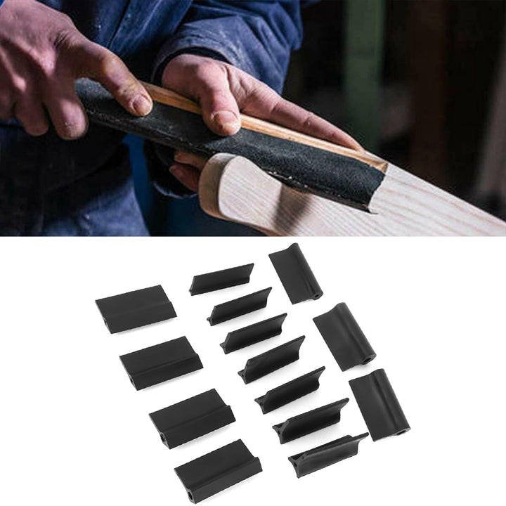 14Pcs Schleifblock Double Ended Contour Schleifgriff Set Flexibles Konturpolierpad Holzbearbeitungsw