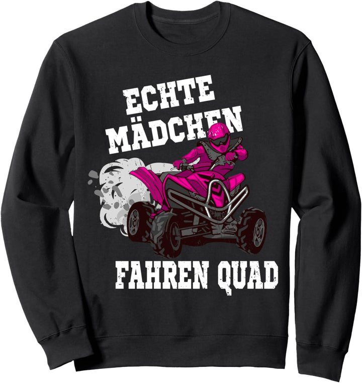 Quad Fahrerin Mädchen Offroad lustiges Quad Fahrer Geschenk Sweatshirt