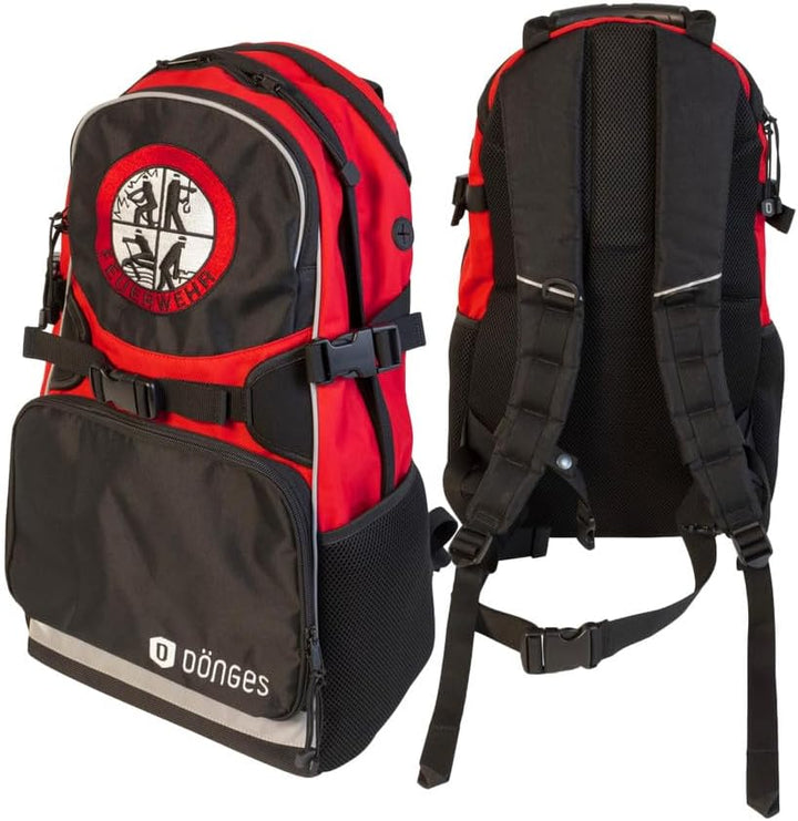 Dönges Feuerwehr-Rucksack mit vielen praktischen Funktionen (Dönges-Feuerwehr-Rucksack Freizeitrucks