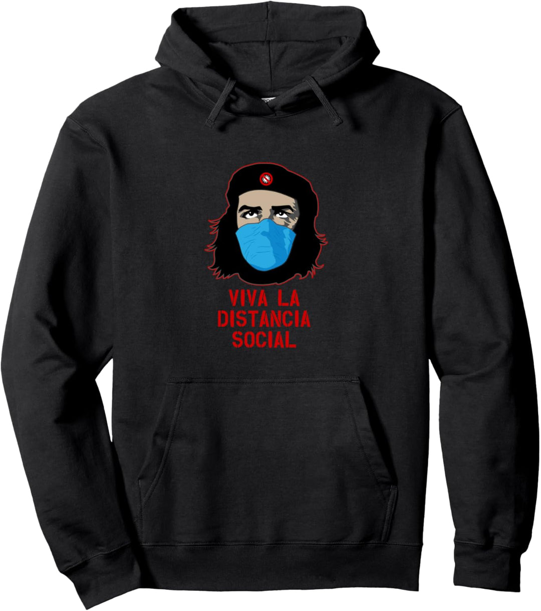 Social Distancing Abstand halten Sozialkontakt Pullover Hoodie