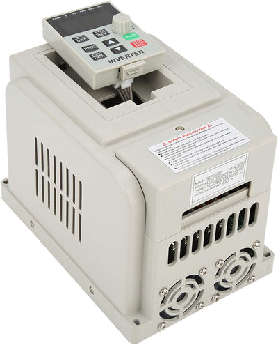 Tyenaza AC 220V/1.5kw 2HP Frequenzumrichter, 8A VFD Wechselrichter Einphasig zu Einphasig Frequenzum