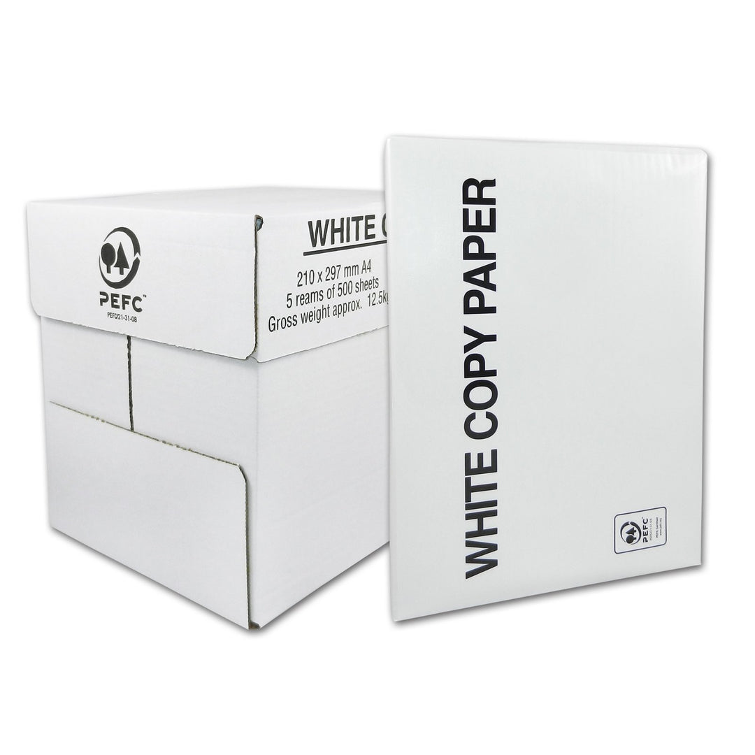 Kopierpapier 2500 A4 Blatt weiss 80 g/m² 2500 SEITEN BLATT KOPIERPAPIER DRUCKERPAPIER PAPIER weiss A